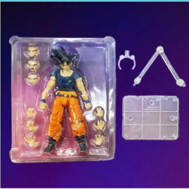 Juguete de figura de acción de Dragon Ball SHF, Broly Son Goku Tenshinhan, Majin Buu, Vegeta Piccolo, Maestro Roshi Jiren, Android Super Saisuperb zhangmengya LED