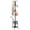 Black, variant on Black Metal Freestanding Coat Rack Tree With Umbrella Holder For Entryway Living Room Bedroom Office