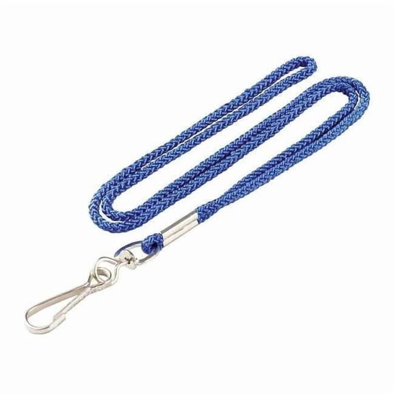 Lucky Line Lanyard, Blue, Nylon, Lanyard, 10 PK 41430