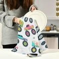 thumbnail image 2 of Monster Cars Colorful Dish Towels Set of 4, Summer Trucks Washable Tea Towels Dishcloths Lint-Free 18x28 Inch Fast Drying for Kitchen Restaurant Bar Clean, 2 of 5