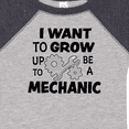 thumbnail image 4 of Inktastic I Want to Grow Up to Be a Mechanic Boys or Girls Baby Bodysuit, 4 of 5