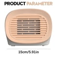 thumbnail image 2 of HIBIBUD Cordless Space Heater, Rechargeable Portable PTC Ceramic Warmer with Quiet Operation, Tip-Over Protection for Bedroom Office Garage Camping, Compact Personal Heating Device for Indoor Use, 2 of 7
