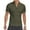 01Army Green, variant on HAOMEILI Men's Long/Short Sleeve Polo Shirts Quarter-Zip Casual Slim Fit Mock Neck Basic Designed Cotton Shirts