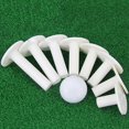 thumbnail image 2 of Soporte de Pelota de Golf Afortunado Blanco Tee Suave 8 Tamaños Sencillez, 2 of 5