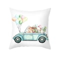 thumbnail image 2 of Almohada De Huevo De Conejo De Pascua, Decoraciones Para El Hogar De Pascua, Funda De Almohada Cuadrada Duradera Para Sofá, Librería, Fiesta Yuarrent HA044715-11, 2 of 5