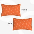 thumbnail image 2 of Rateoe Orange lightning Pattern Pillow Covers with Invisible Zipper(Pillows are not Included) Standard Pillowcases-14"x20", 2 of 6