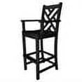 thumbnail image 2 of Chippendale 30" Bar Stool, Black, 2 of 2