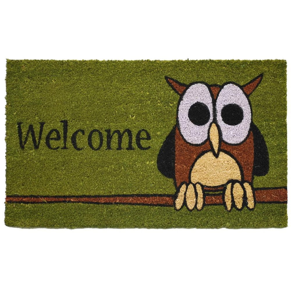 Calloway Mills Owl Welcome Outdoor Doormat