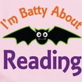 thumbnail image 2 of CafePress - Batty About Reading Infant Bodysuit - Baby Light Bodysuit, Size Newborn - 24 Months, 2 of 4