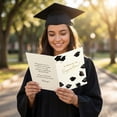 thumbnail image 6 of 2026 Graduation Card with Black Graduation Hat Design, Inspirational Message for High School College Grads, 1-Pack with Envelope, 6 of 7