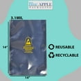 thumbnail image 2 of 3.1Mil Polyethylene Polyester Aluminum Static Shielding Bags - 14 x 14 & (50 Bags), 2 of 7