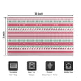 thumbnail image 5 of Red and Green Christmas Pattern Door Rugs,Washable Non Slip Door Mats Indoor,Decorative Door Mats,Entry Mat Indoor for Entrance,Bedroom,Kitchen,Bathroom,17"x30", 5 of 6