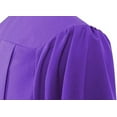 thumbnail image 5 of CLERKMANS Unisex Adult Matte Graduation Gown & Robe, Purple, 1 PCS, 5 of 5