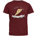 thumbnail image 1 of Pizza not Opinions Mens T Shirt, 1 of 1
