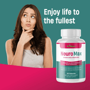 Neuro Max- Brain Support- 12 Bottles- 720 Capsules