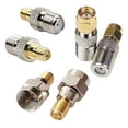 thumbnail image 1 of F Type to SMA Male Female Coax Connector Coaxial Adapter 2 Sets 6 Pcs, 1 of 10