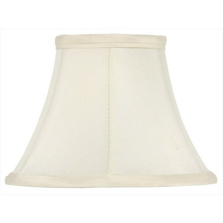 Pure Dupion Silk - UpgradeLights 5 Inch Chandelier Shades in Eggshell Pure Silk