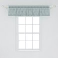 thumbnail image 2 of Ambesonne Blue and Beige Window Valance, Vintage Scroll, 54" X 12", Blue and Beige, 2 of 3
