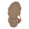 thumbnail image 3 of Wonder Nation Baby and Toddler Girls Knot Strappy Sandals, 3 of 5