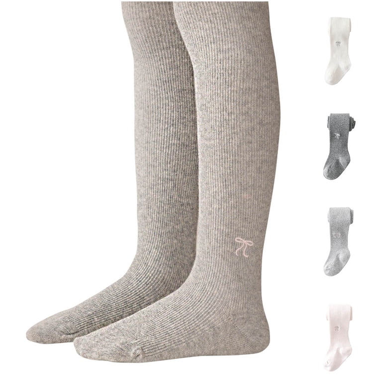 Zwiiyzr Baby Girls Tights Seamless Thick Cotton Cable Knit