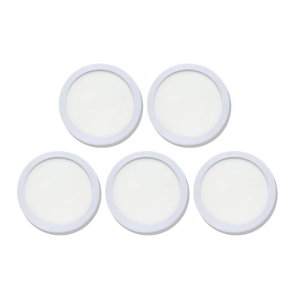 Paquete de 5 Luminarias Empotrables 12W MEGALUZ Luz Cálida S10CW12