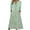 Green BB, variant on Edvintorg Two Pieces Dress Sets Women's Summer Printed V-Neck Elegant A Line Tank Dress and Half Sleeve Cardigan Tops Set Suit Light Blue XL