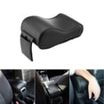 thumbnail image 3 of Car Armrest Cushion, Soft Memory Foam Auto Armrest Pillow with Storage Bag, Leather Center Console Arm Rest Padded Cushion with Phone Holder, Universal Car Accessories (Black), 3 of 8