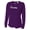Purple, variant on Women's Casual Fit Long Sleeve Rash Guard Swim Shirt with UV Protection