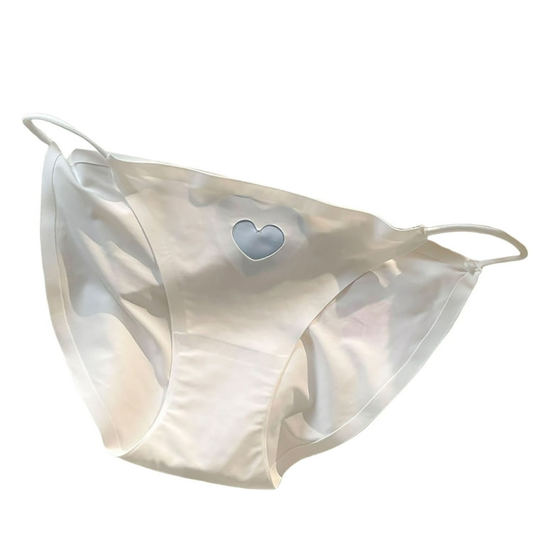 PMUYBHF Women Underwear Cotton Plus Size Custom Letter Logo Low