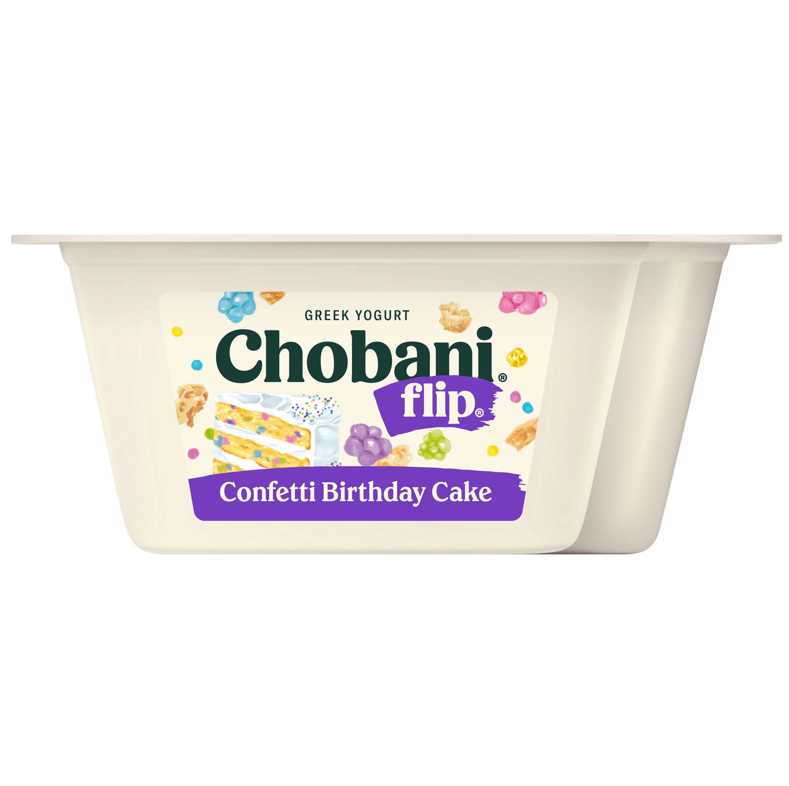 Chobani Flip Low-Fat Greek Yogurt Confetti Birthday Cake 4.5oz