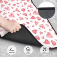thumbnail image 3 of Xecao Hearts Print Car Foot Mat Set of 4 Pieces Neoprene All-Weather Dust-Proof Stain-resistantCar Interior Decorative mats Non-Slip Mats, 3 of 6