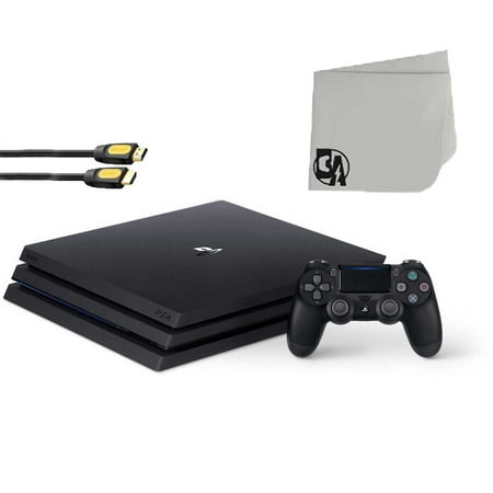 Sony PlayStation 4 Pro 1TB Gaming Console Black with BOLT AXTION Bundle Used