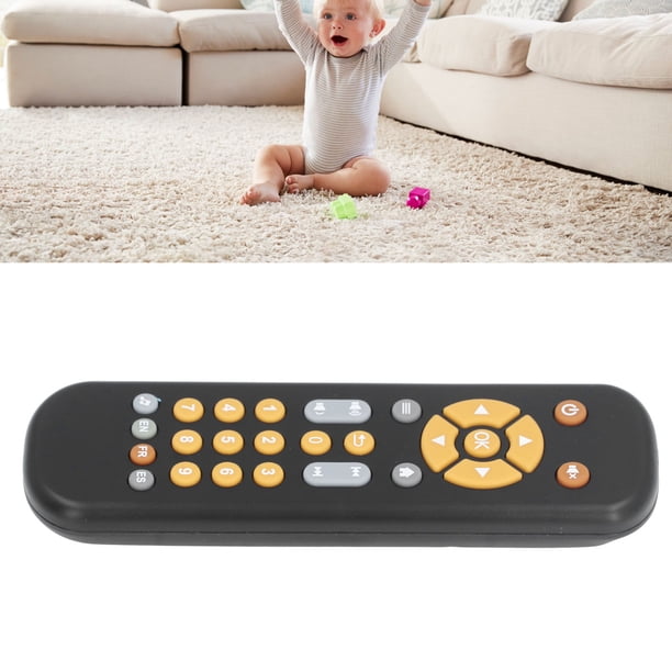 Juguete De Control Remoto De TV, Superficie Lisa Segura Con Control Remoto De TV Para Bebés Con Música Para Niños Pequeños