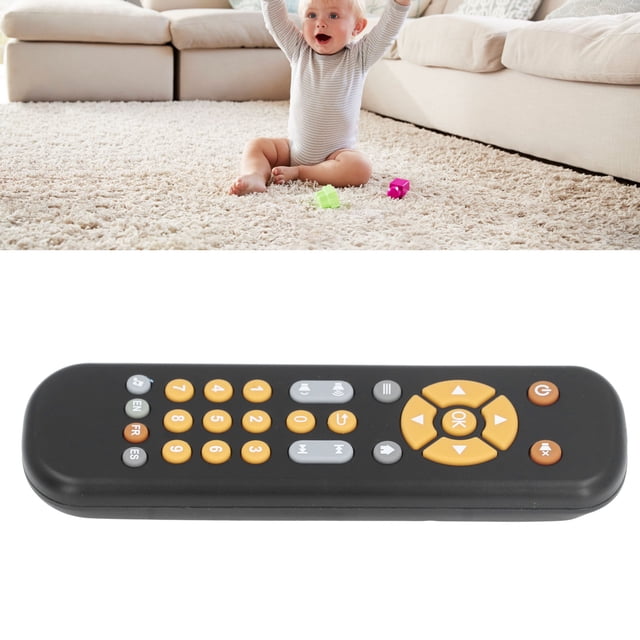 Juguete De Control Remoto De TV, Superficie Lisa Segura Con Control Remoto De TV Para Bebés Con Música Para Niños Pequeños