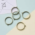 thumbnail image 4 of 10 pc Alloy Open Back Bezel Pendants For DIY UV Resin Epoxy Resin Pressed Flower Jewelry Round Ring Antique Bronze 32.5x28.5x4.5mm Hole: 2mm Inner Diameter: 25mm, 4 of 7