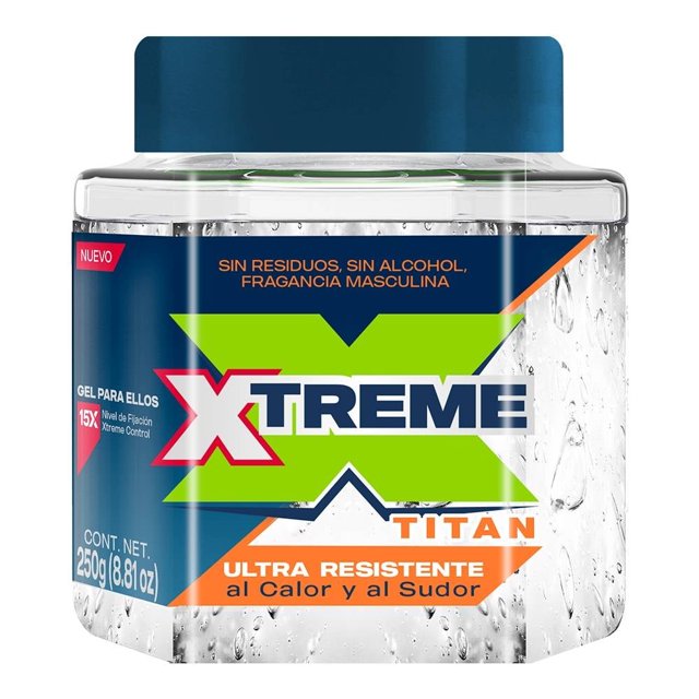 Gel para cabello Xtreme Titan para hombre 250g