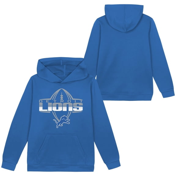 DETROIT LIONS NFL Boys Hoodie Fleece Game Day Fan Apparel
