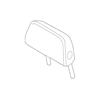 Genuine OE BMW Headrest, Center - 52-20-9-495-037
