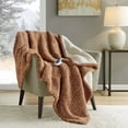 thumbnail image 2 of Gracie Mills Mckinley Solid Heated Sherpa Throw - GRACE-15486, 2 of 4