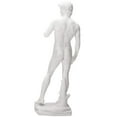 thumbnail image 4 of Michelangelo`s `David` Statue Marble White Finish, 4 of 4