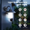 thumbnail image 3 of GBIUT 2K Light Bulb Camera with Light, 2.4G&5G WiFi Bulb Security Camera, 800-Lumen LED, Color Night Vision, Motion Detection & Siren, Two-Way Talk, Human Detection, 3 of 11