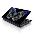 thumbnail image 1 of LSS 15 15,6 Pouces Autocollant pour Ordinateur Portable Notebook pour Dell Lenovo Apple Acer Convient de 13 Pouces à 16 Pouces avec 2 Protège-Poignets - Papillon Floral, 1 of 1