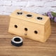thumbnail image 4 of Soporte de rodillo Moxa, 3 agujeros Moxa moxibustión acupuntura Moxa Box Moxa Stick Holder Box Características de vanguardia, 4 of 5