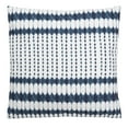 thumbnail image 2 of SAFAVIEH Indoor/Outdoor Abstract Pillow, 18" x 18", Navy/White, 2 of 6