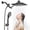 Black, variant on VXV 10" Rain Shower Head with Handheld Spray Combo, 6+1 Setting shower Head, 11" Extension Arm Height Adjustable, High Pressure Shower Heads, Chrome