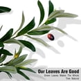 thumbnail image 4 of OLIVIVI Artificial Olive Tree 7FT Tall Faux Silk Plant for Home Office Decor Indoor Outdoor Fake Lifelike Potted Plant with Wood Branches 1 pack, 4 of 12