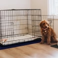 thumbnail image 3 of G-Floor Drip & Dry 29" x 44" Absorbent Vinyl Kennel Mat, Blue (3 Pack), 3 of 5