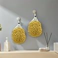 thumbnail image 5 of Tyidzon Fuzzy Ball Hand Towel 3 Pack Super Absorbent Chenille Hanging Hand Towels, Quick Drying Fluffy Puffins Fuzzy Towel Balls for Home & Kitchen, 5 of 7