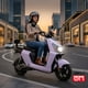 thumbnail image 2 of Bicicleta Bicimoto Eléctrica Latte Litio Lila BikeOn 800W Autonomía 60 km Velocidad 40 km/h Doble Asiento, 2 of 9