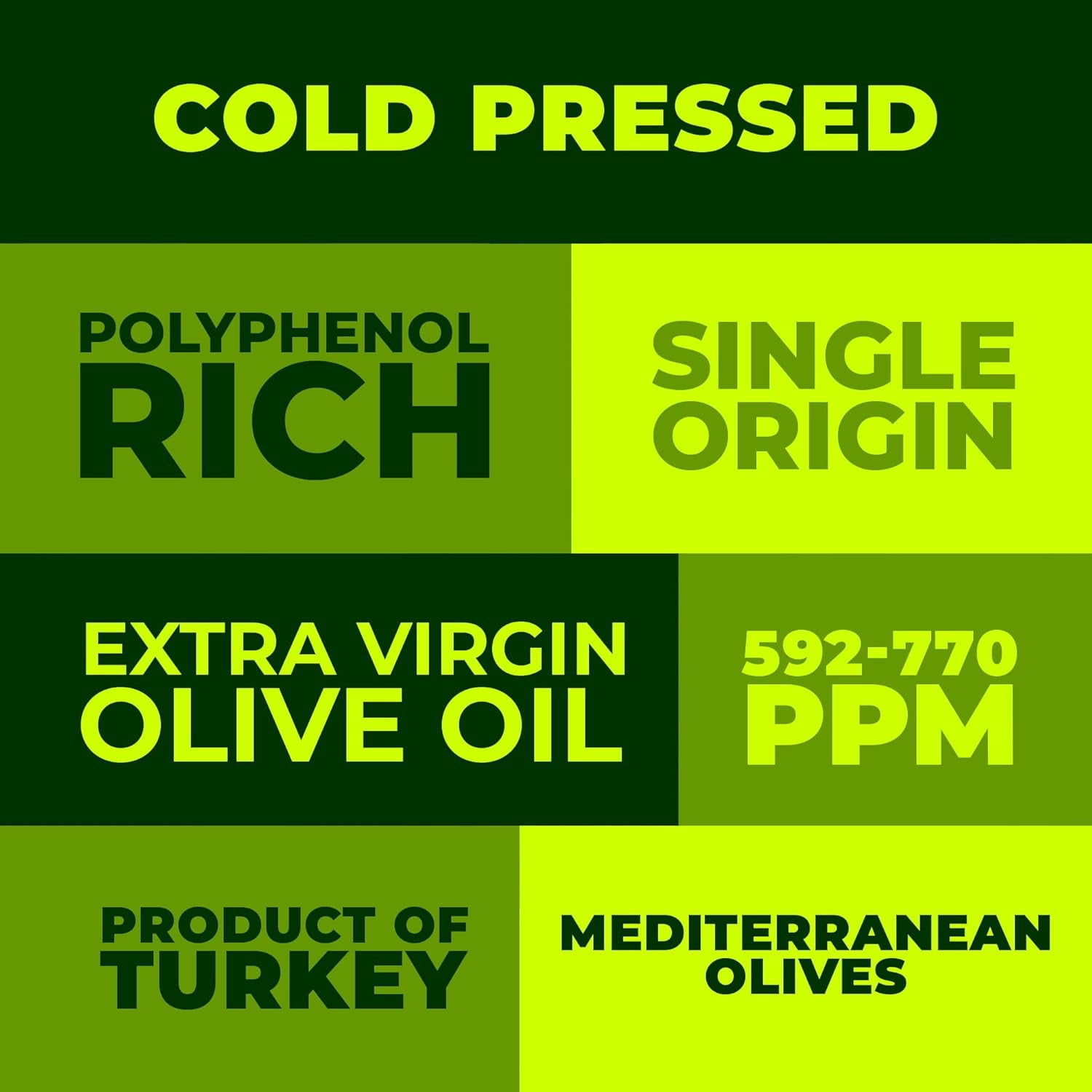 Polyphenol Rich Olive Oil Extra Virgin by Zest Delites, Up To 770 mg/kg High Polyphenol Olive Oil, Cold Pressed EVOO, Heart & Immunity Support, Single Origin, Gold Award, New Harvest, 16.9 fl oz